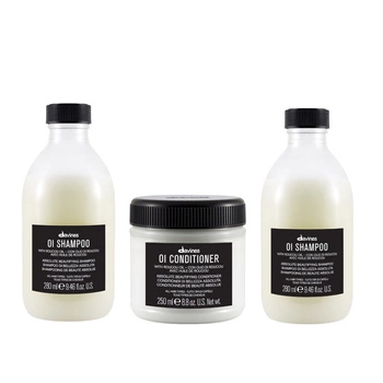 DAVINES OI ZESTAW DO KAŻDEGO RODZAJU WŁOSÓW:2 X SZAMPON 280ML + ODŻYWKA 250ML