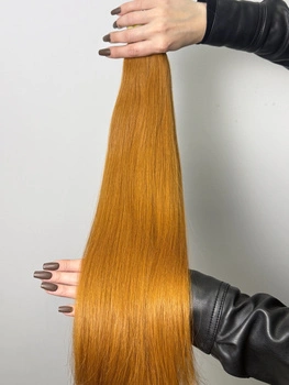 Włosy naturalne 60 cm Lux Soft RUDE 100gr