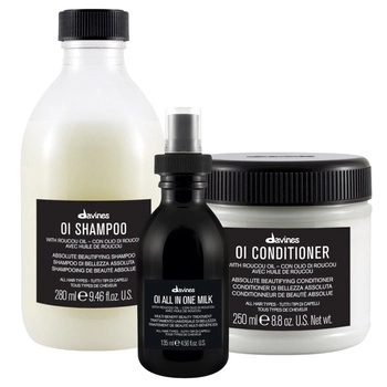 DAVINES OI ZESTAW PIELĘGNUJĄCO-STYLIZUJĄCY WŁOSY