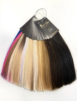 Wzornik Próbnik Włosów Naturalnych 32 kolory