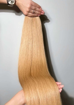 Włosy naturalne 50 cm Lux Soft blond pszeniczny  100gr