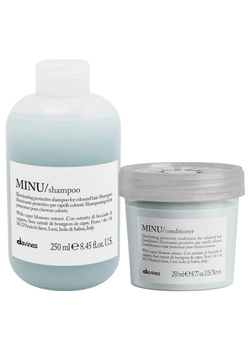 Davines MINU Szampon + odżywka MINU 250 ml do włosów farbowanych